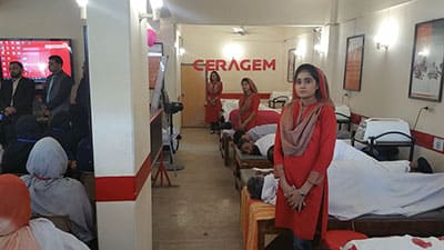 ceragem pakistan events by Hamid Faridi Healthcare DHA Center