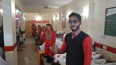 ceragem pakistan events by Hamid Faridi Healthcare DHA Center