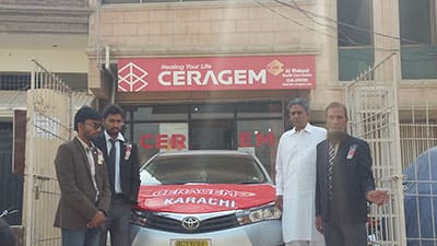 ceragem pakistan events by Hamid Faridi Healthcare DHA Center